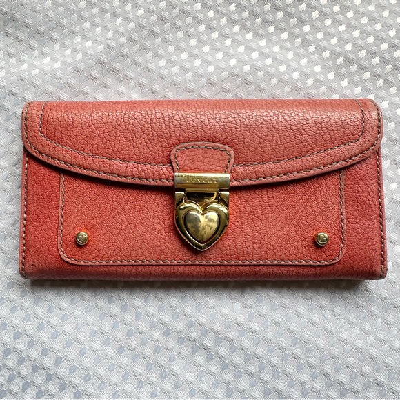 Lovcat | Heart Clasp Wallet Brick Red Rare‎ - Picture 1 of 12